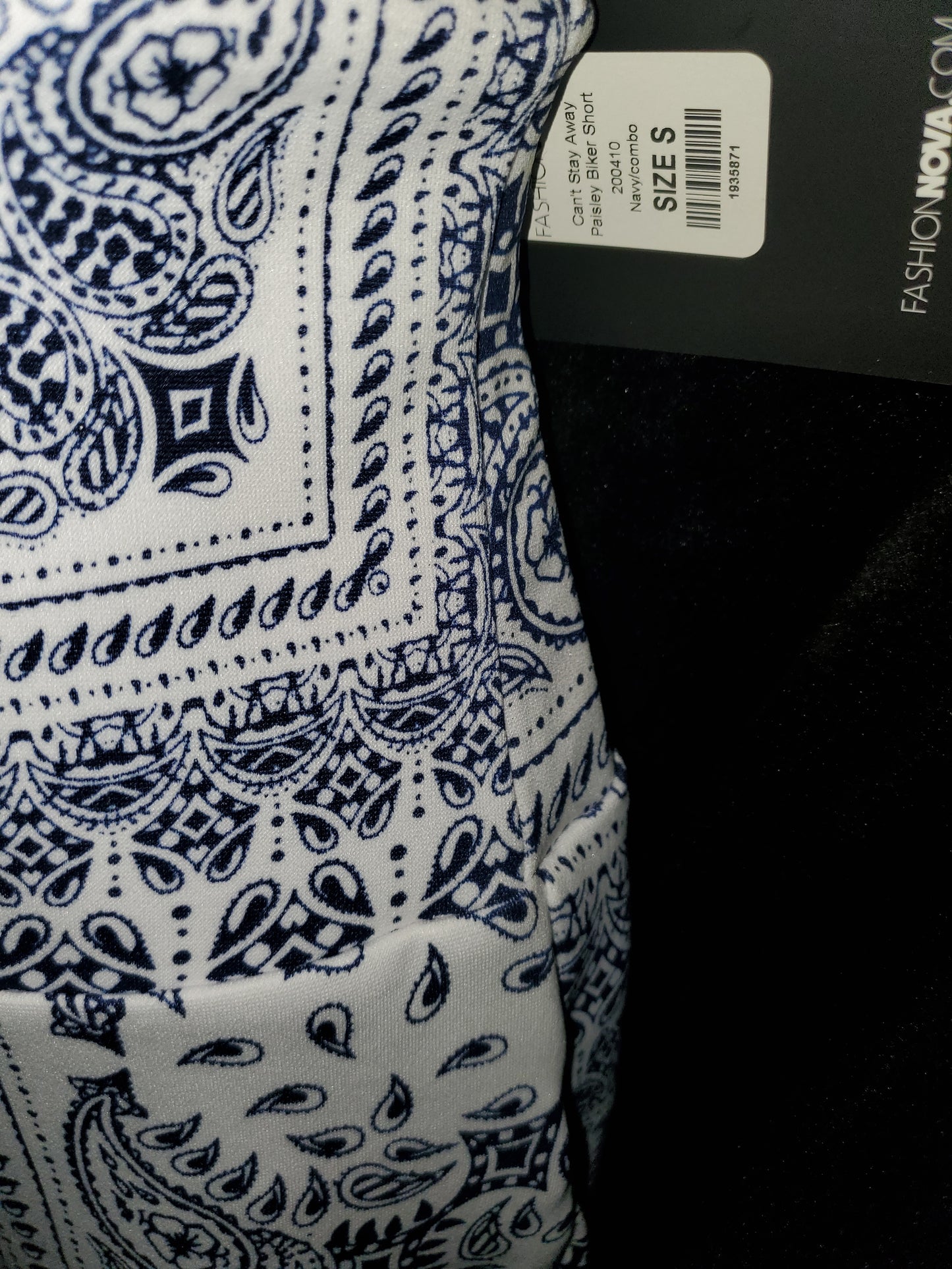 Can't Stay Away Paisley printed Biker Shorts
