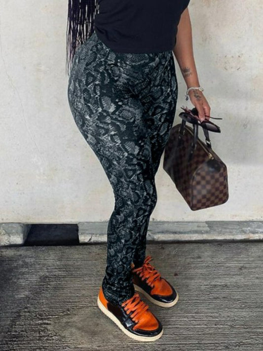 Cobra Print Jeggings