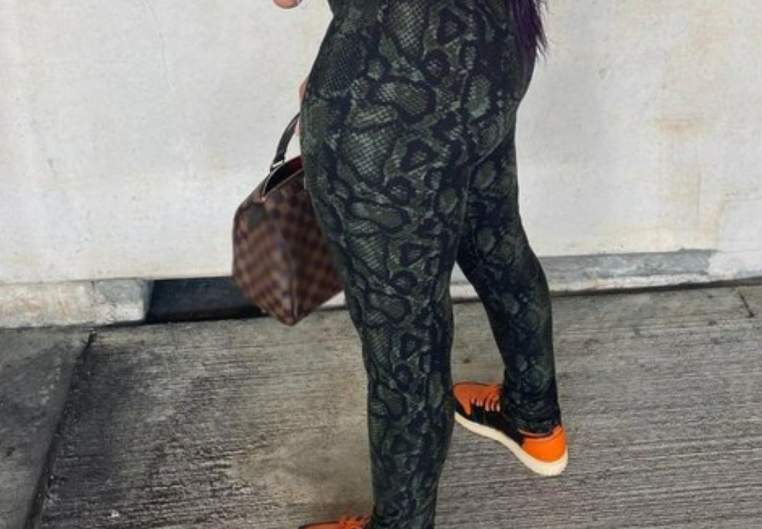 Cobra Print Jeggings