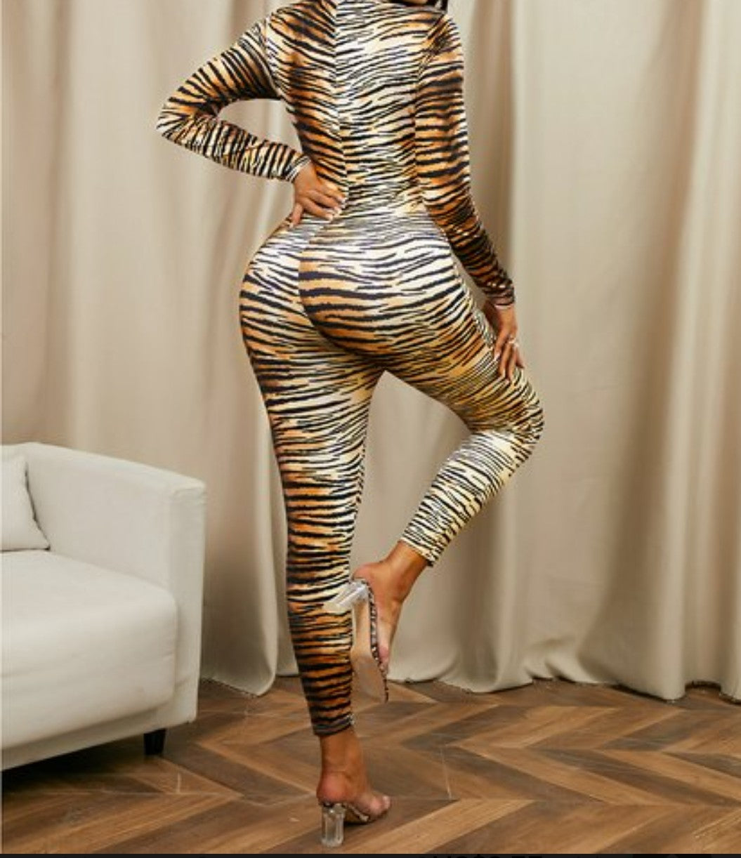 Zebra printed Jumpsuit