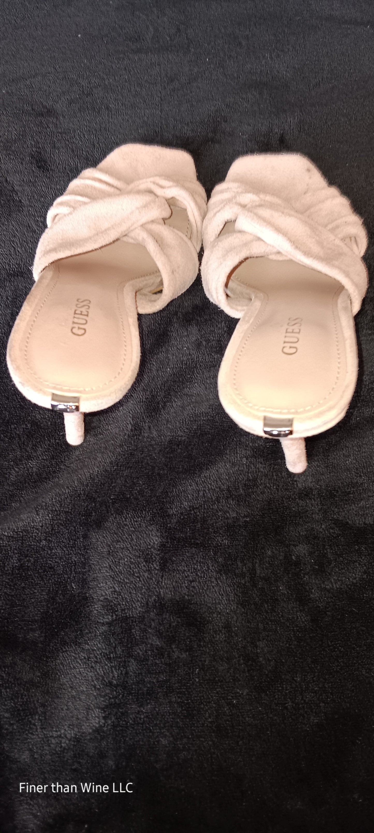 Guess Daiva Suede Cross Bow High Heels