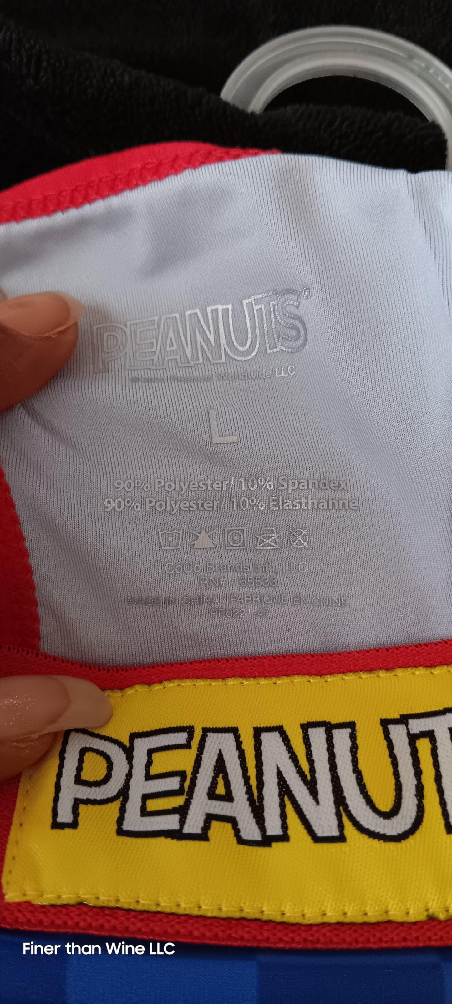 Snoopy Peanuts sports bra and boy shorts underwear set