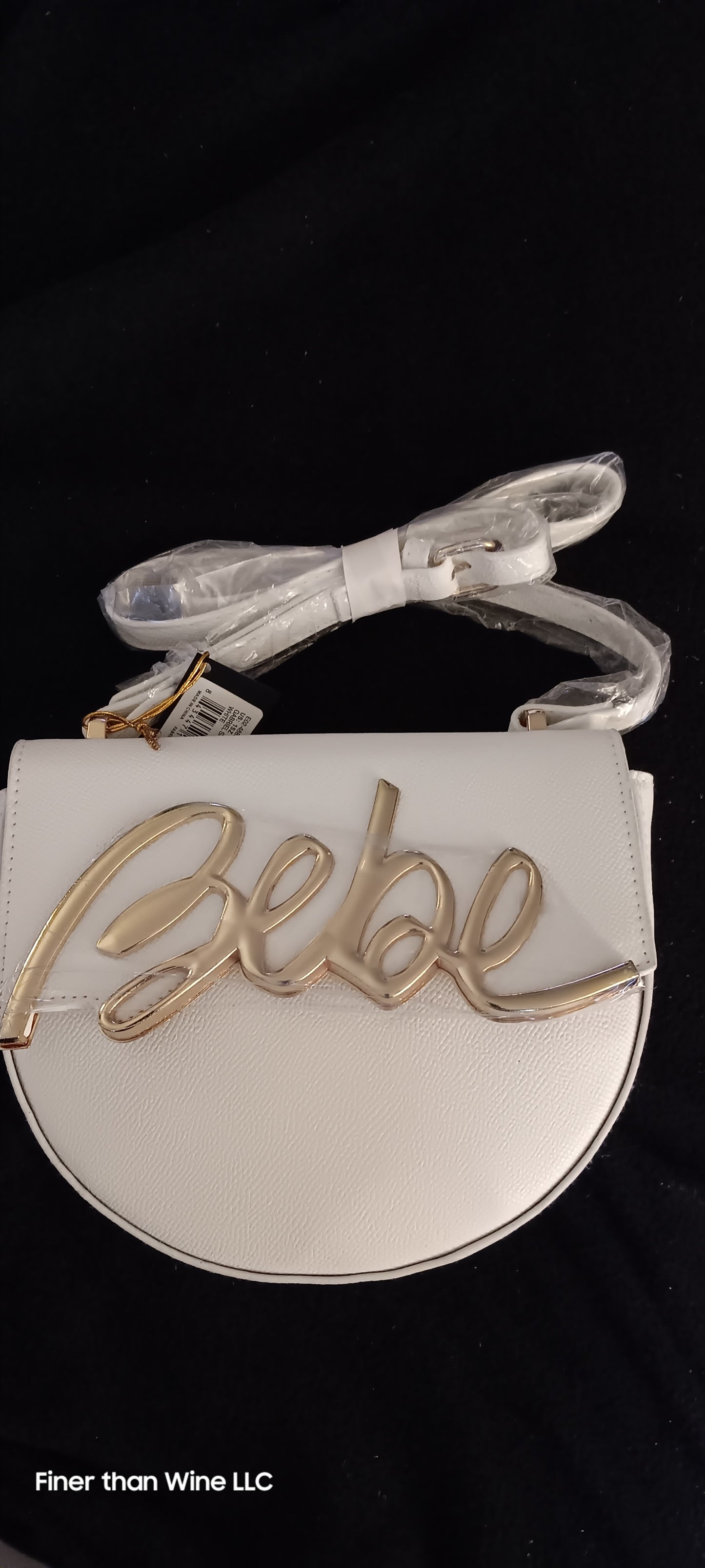 Bebe Gabriel Saddle Crossbody purse