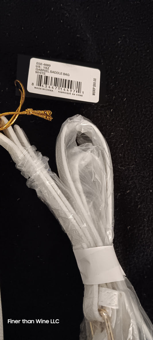 Bebe Gabriel Saddle Crossbody purse