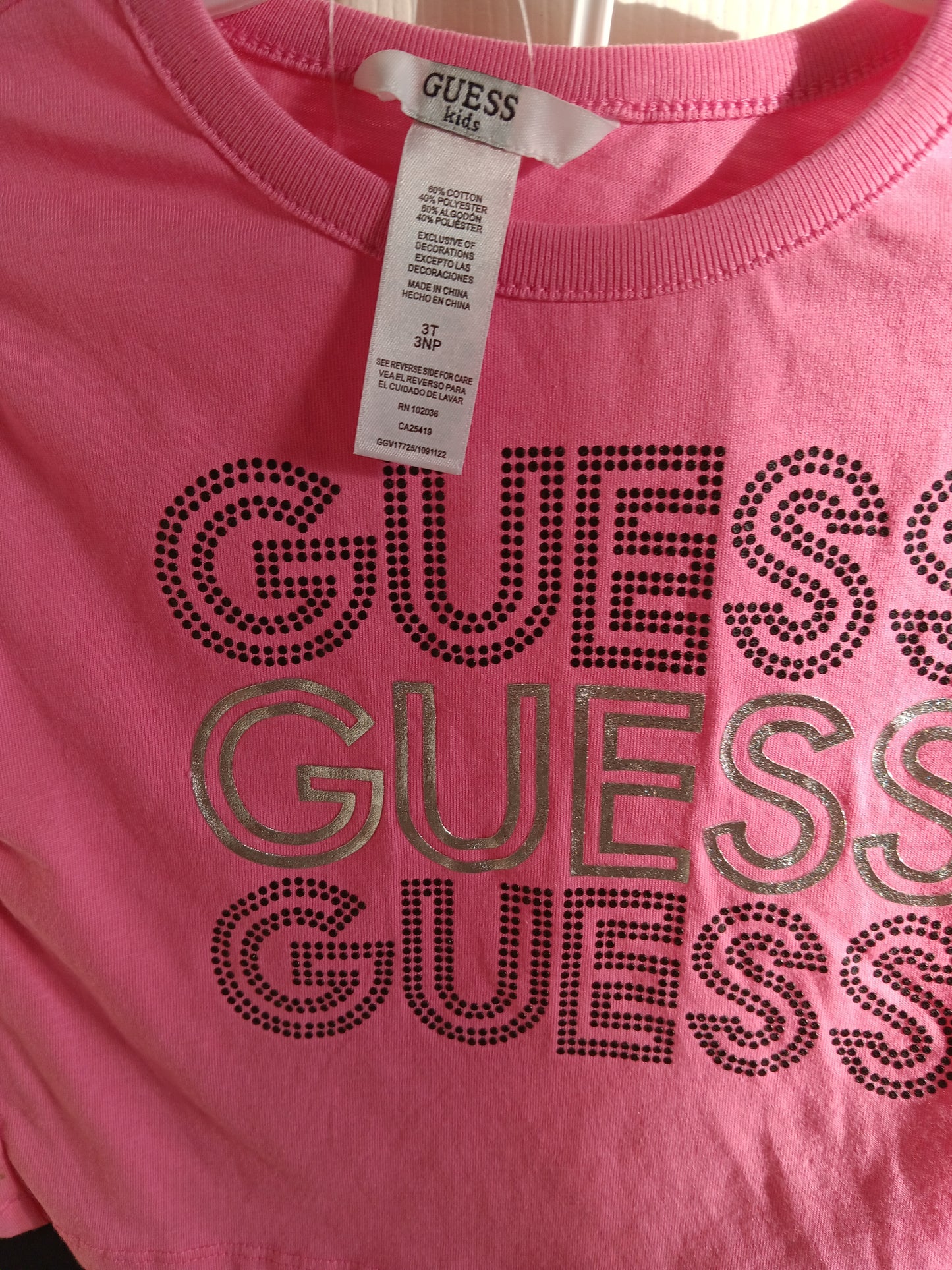 Guess Toddler Girl 2pc Short Set