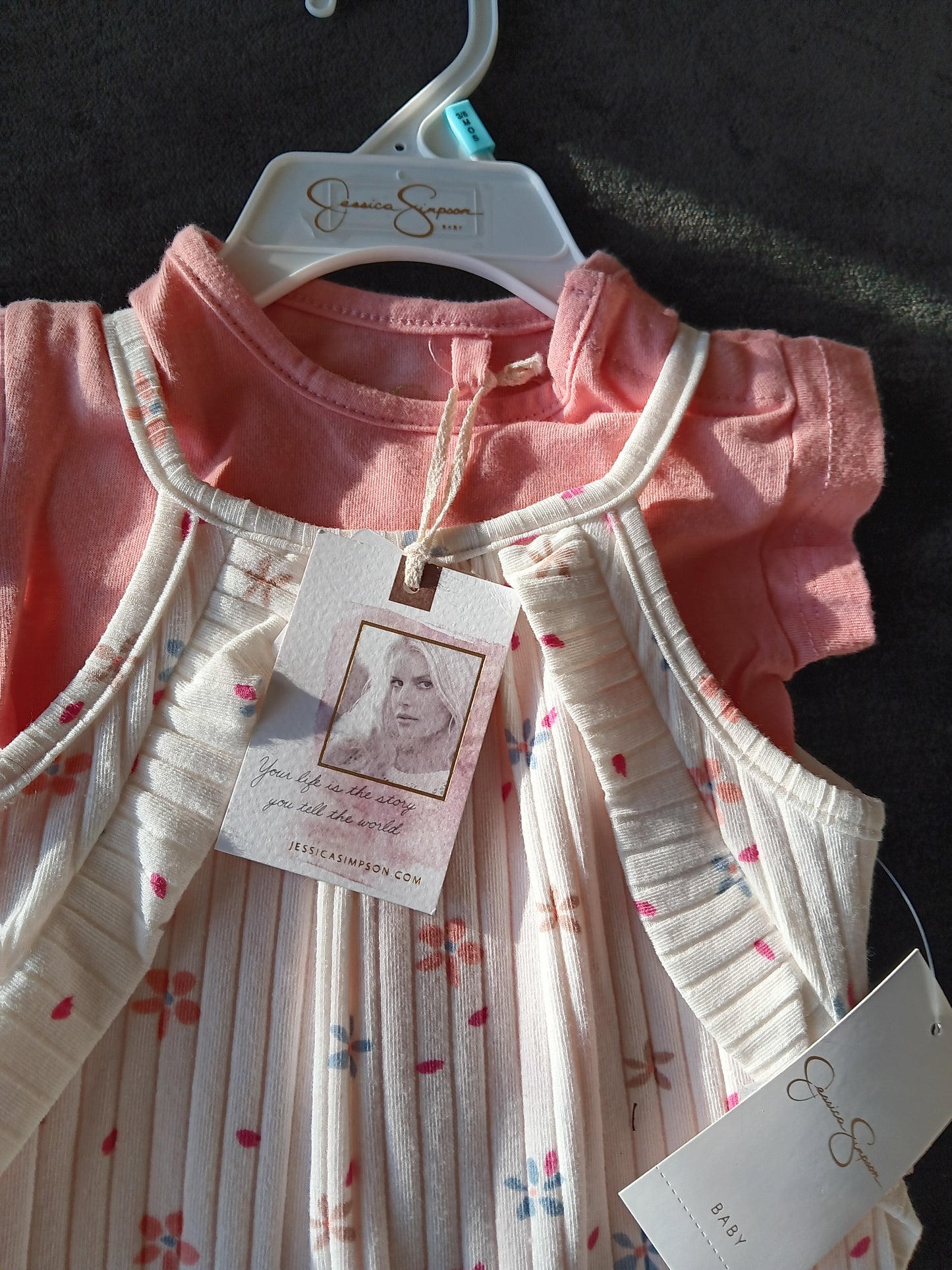 Jessica Simpson Luxe Collection baby girl 2pc pant set
