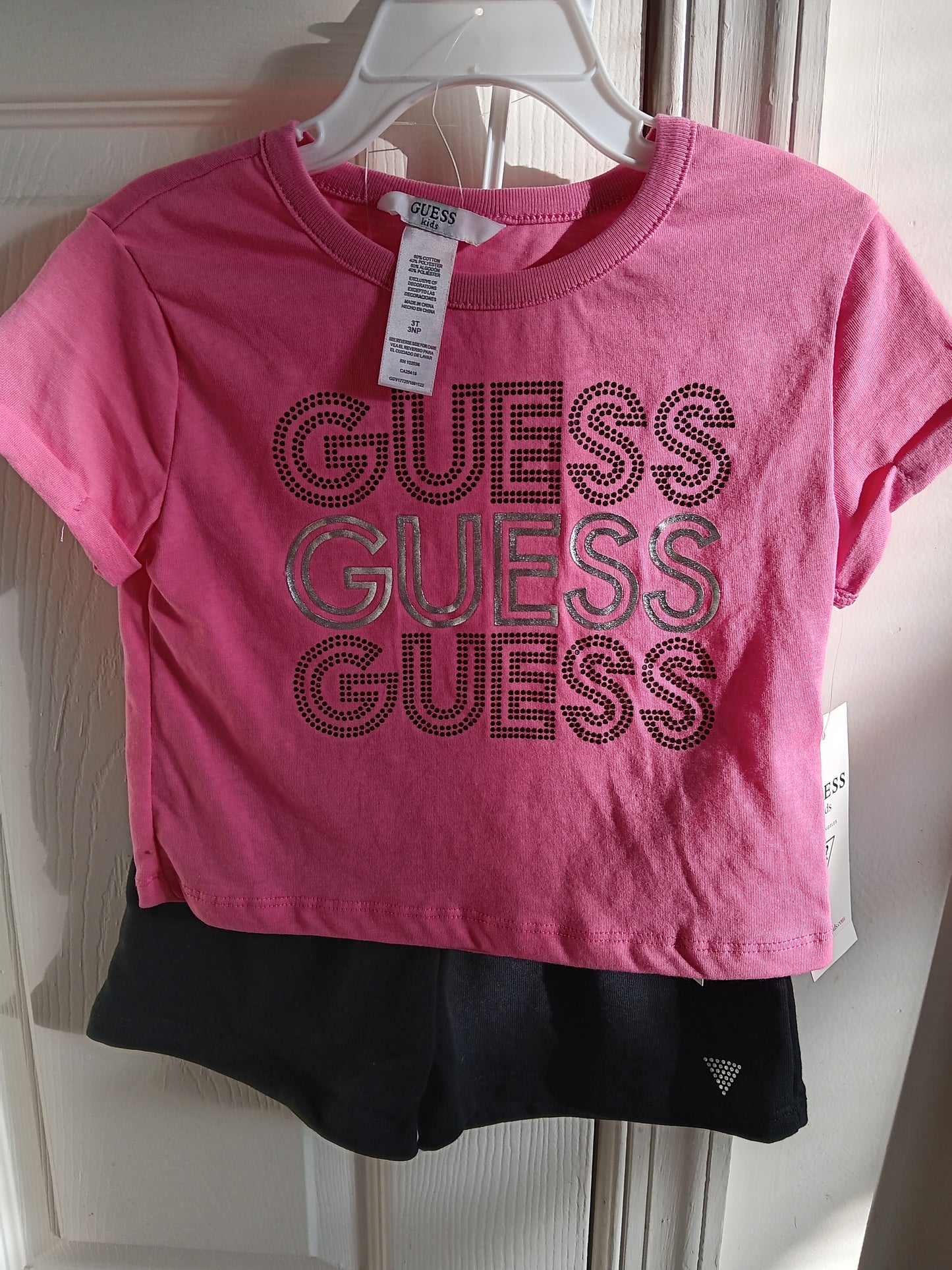 Guess Toddler Girl 2pc Short Set