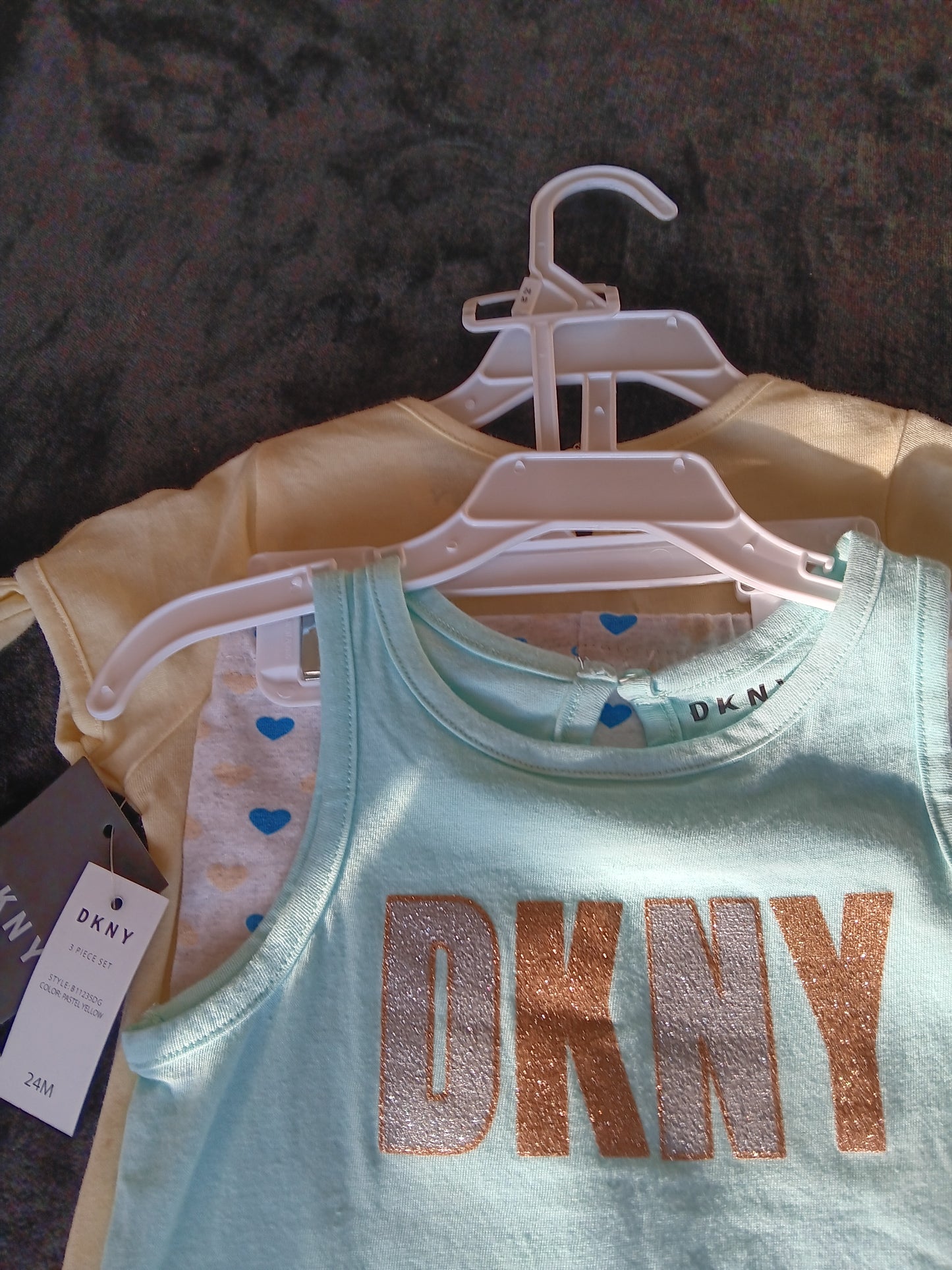 DKNY 3PC INFANT GIRL PANT SET