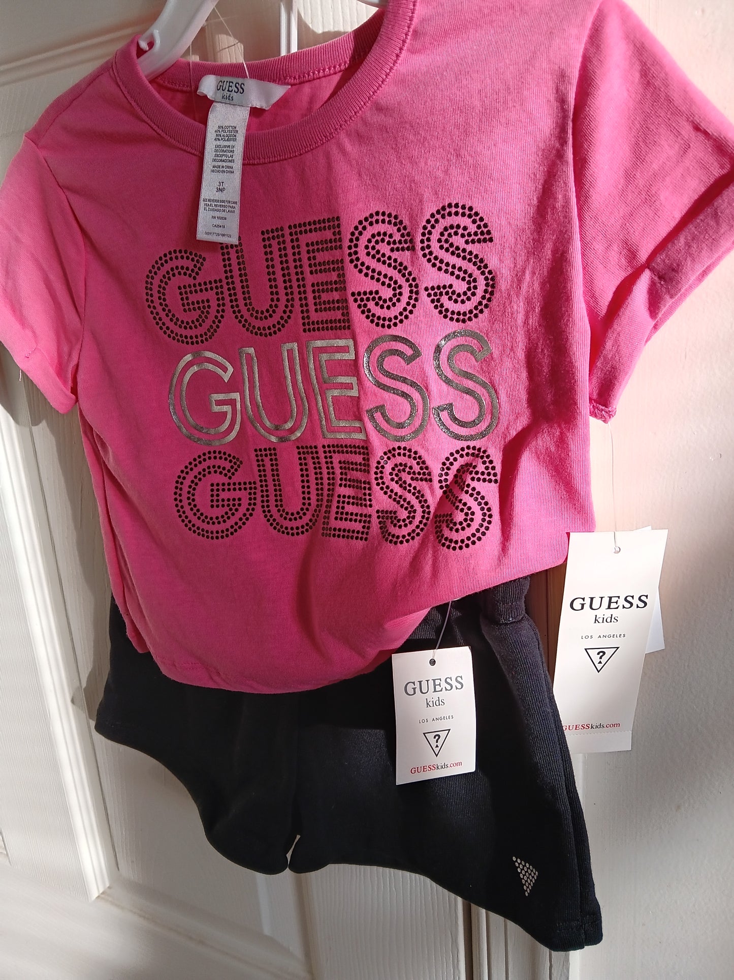 Guess Toddler Girl 2pc Short Set