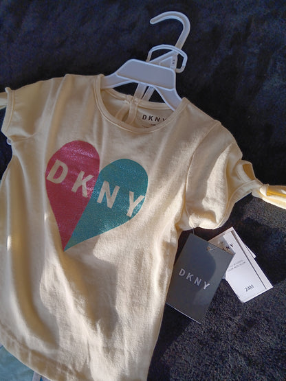 DKNY 3PC INFANT GIRL PANT SET