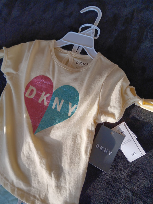 DKNY 3PC INFANT GIRL PANT SET