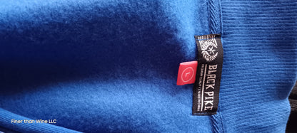 Black Pike Men's Make Waves Move Mountains blue varsity jacket